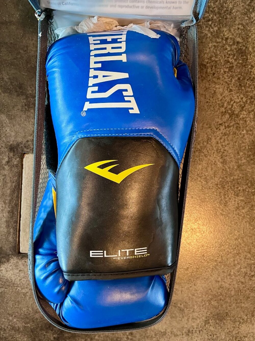 Everlast ELITE Prostyle Training Gloves  | Blue 16 oz